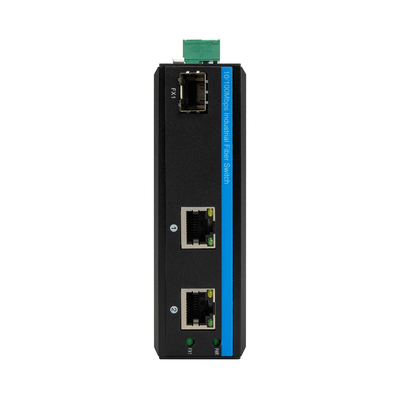 3 portas 10/100 Mbps Fast Ethernet Converter de mídia de fibra POE não gerenciado para externo