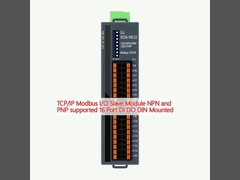 TCP/IP Modbus I/O Slave Module NPN e PNP suportados 16 Port DI DO DIN montado