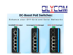 Switches PoE/PoE+ Solar DC-Booster Olycom