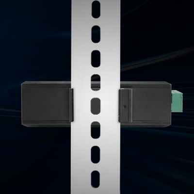 Rede Industrial Gigabit com 4 Portes PoE com 2 Portos SFP