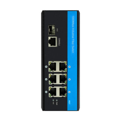Interruptor Ethernet gerenciado industrial 2.5G Fibra Din Rail DC12V DC24V Suporte CLI SNMP ERPS