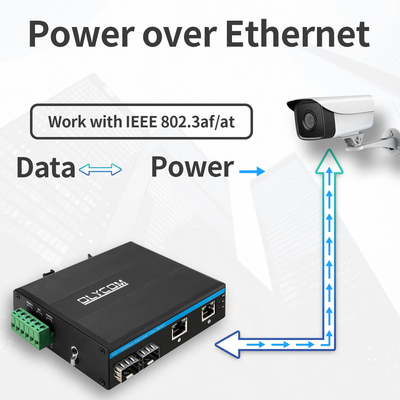 Interruptor 48v do ponto de entrada de 4 ethernet da rede do gigabit dos portos do ponto de entrada mini Unmanaged