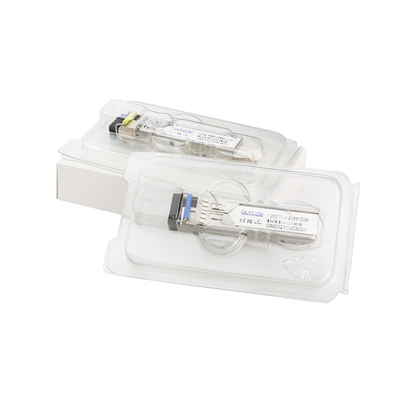 1.25G Módulo SFP de modo único Portão LC 20KM 1310/1550nm WDM DDM Suporte OEM