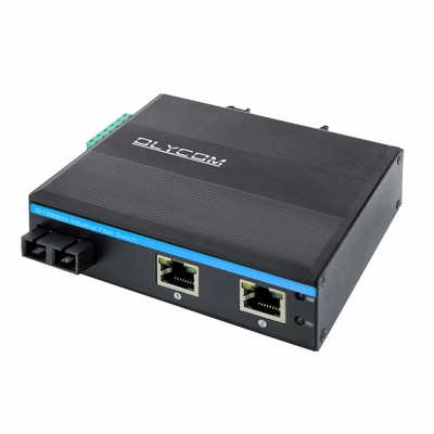 Gigabit Ethernet portos x UTP Cat5e/Cat6 10/100/1000 de cobre de Mini Fiber Switch 2 + 1 SC duplo portuário da fibra 20KM da manutenção programada da fibra de x
