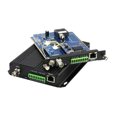 Conversor video da fibra ótica com CE do porto 40KM dos ethernet FC dos dados 10/100M de Bidi RS485 RS422