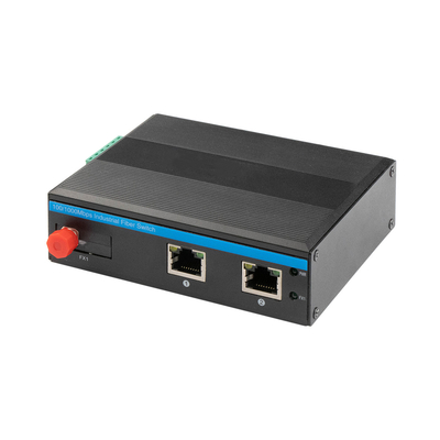 Conversor de mídia não gerenciado Gigabit endurecido FC Fibra Single Core 12V 24V Mini Case