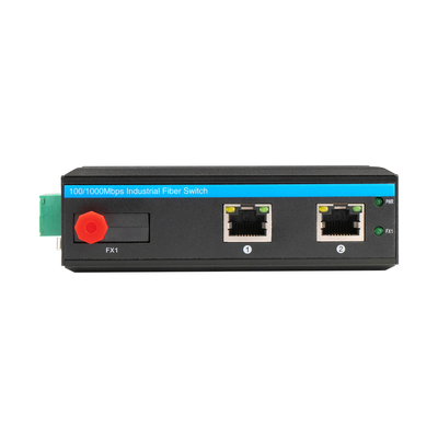 Conversor de mídia não gerenciado Gigabit endurecido FC Fibra Single Core 12V 24V Mini Case