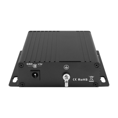 RS232 Modem de Fibra Óptica Serial 40KM Dual Fibra SC Port Compacto de Tamanho Montado na Parede