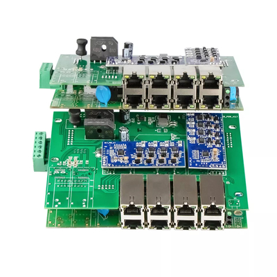 16 Portos Gigabit Managed PoE Switch 802.3at Padrão 8 Slots Ópticos SFP 240W Orçamento