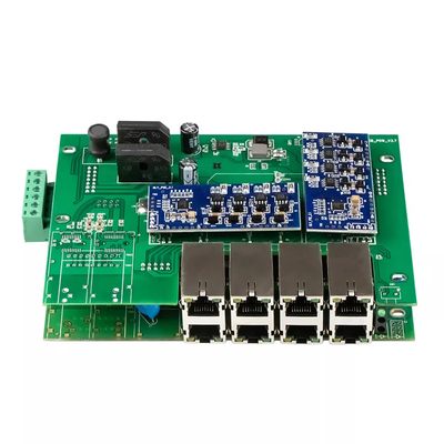 8 Port Managed PoE Switch Gigabit Ethernet 240W POE ativo Casca robusta Chip Vitesse