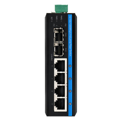 4 Port POE Network Switch ERPS Gerenciado Ring 120W Gigabit Base DC48V CE