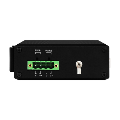 4 Portos POE Gerenciado Switch de Rede ERPS Anel 120W Orçamento Gigabit Baseado em DC48V Din Rail