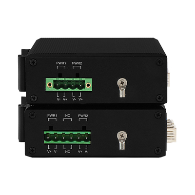 4 Portos POE Gerenciado Switch de Rede ERPS Anel 120W Orçamento Gigabit Baseado em DC48V Din Rail