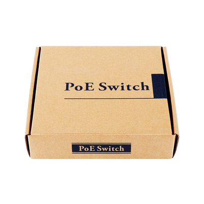 Comutação de rede não gerenciada de 60 W 6 Porta 10/100M Portas LAN Entrada AC 250-M PoE