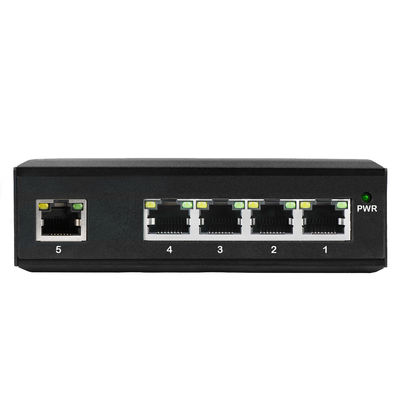 5 portas RJ45 Gigabit Unmanaged Industrial Ethernet Switch com IP40 E-Mark e Din-Rail