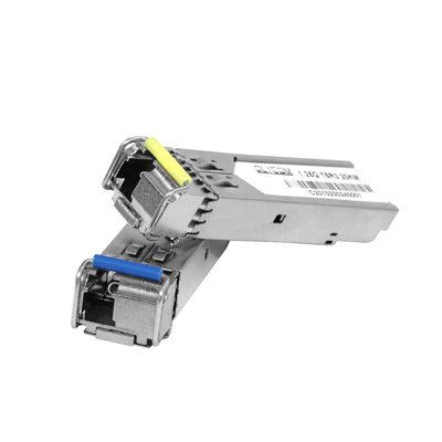 1.25G SFP Modulo de modo único 1310nm/1550nm Transceptor óptico simplex de 20 km