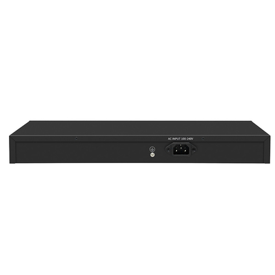 16 portas Gigabit Poe Switch 300W Orçamento VLAN não gerenciado 250 metros de distância Fibra SFP