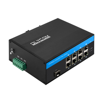 Industrial Unmanaged PoE Switch 8 Port Gigabit Industrial Network Não gerenciado 240W CE