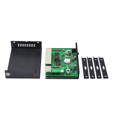 4 Portos Gigabit POE Extender Grade Comercial 60W PD Uplink Para câmeras IP PoE