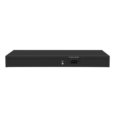 16 portas Gigabit Managed PoE Switch Commercial 1U Rack 300W Com 2 SFP/RJ45 Uplink