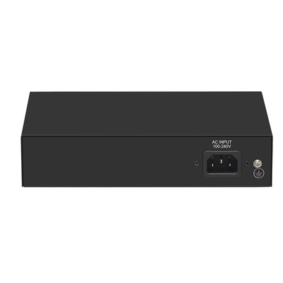 4 portas Gigabit PoE Switch 60W Fibra SFP de orçamento não gerenciada com extensão VLAN de 250 metros