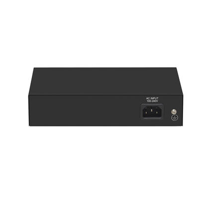 Switch PoE de 8 portas 10/100M Fast Ethernet VLAN Distância PoE de 250 metros Entrada AC Não Gerenciado