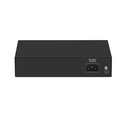 8 Portos Gigabit PoE Network Switch VLAN 250 metros AI PoE 120W Orçamento não gerenciado