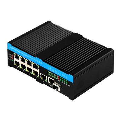 8 Portos Ultra PoE L2 Gerenciado Switch ERPS 2.5G Anel com 1SFP/RJ45 Uplink PoE Af/At/Bt