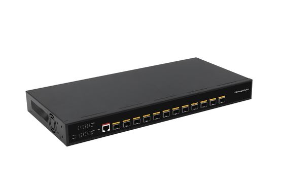 Desktop 12 Port 10G L3 Managed Switch 12* Portos SFP+ Fibra Óptica