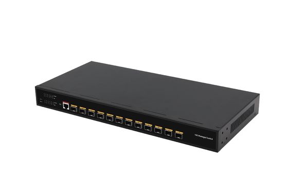 Desktop 12 Port 10G L3 Managed Switch 12* Portos SFP+ Fibra Óptica
