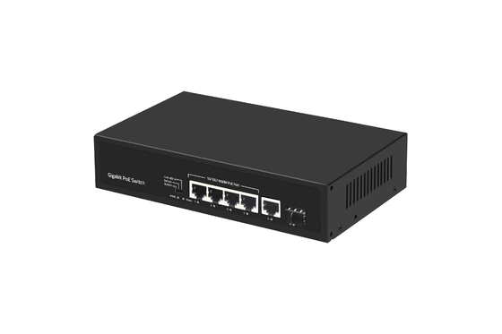 6 portas 10/100/1000mbps POE Fiber Switch com 4 portas Poe Ethernet Switch Manufacturer
