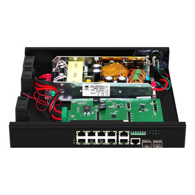 8 portas 2.5G Managed Switch Rack Montável 90W Standard 220V Input Gigabit Ethernet