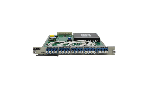 CWDM/DWDM Sistema WDM de cartão de multiplexagem de adição e queda óptica OADM reconfigurável