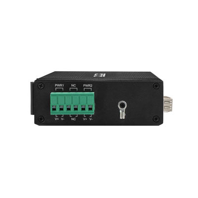 Mini Gigabit 2RJ45+SFP Poe Switch Convertidor de Fibra Óptica para Área Livre