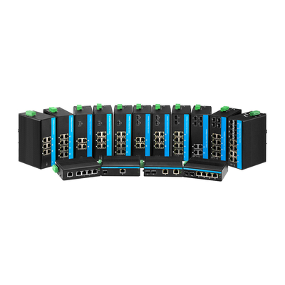 20 Portos Gigabit Din Gerenciado Switch Layer 2 Baseado em 4 SFP Slots Support Ring ERPS