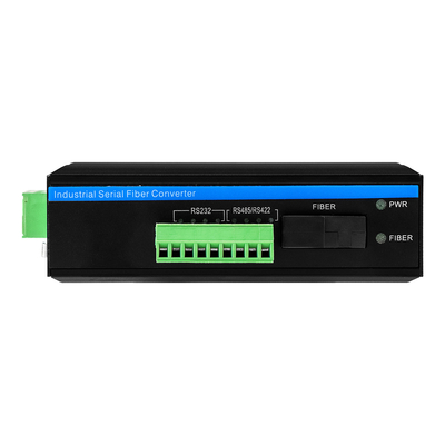 Modem de fibra óptica industrial RS232/RS485/RS422