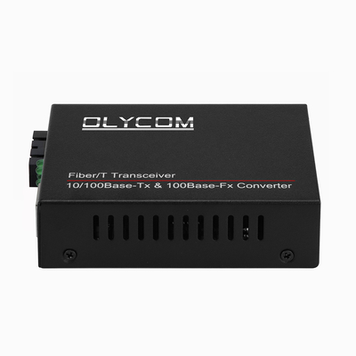 10/100mbps de fibra óptica de mídia Transceptor 1310nm Media Converter MM 2km