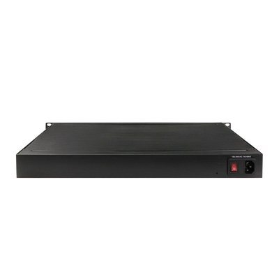 1U Rack 24 portas gigabit L2 gerenciado Comutador POE de rede industrial com 12 RJ45+12 SFP