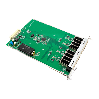 Transmissão DWDM/CWDM 8*Sfp+ 10G OTU Transponder Card banda C 50GHz 96 ondas