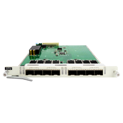 Transmissão DWDM/CWDM 8*Sfp+ 10G OTU Transponder Card banda C 50GHz 96 ondas