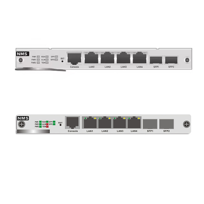 Cartão de serviço de gerenciamento de rede DWDM da série OM3800 Suporte Web Log-In 100M Fibra RJ45 Port