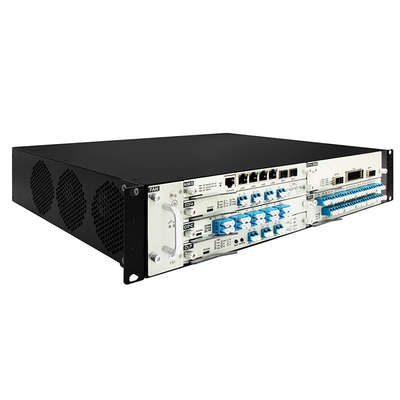 2U DWDM Rack Optical Transport System 8 slots para cartões de serviço completos da série OM3800