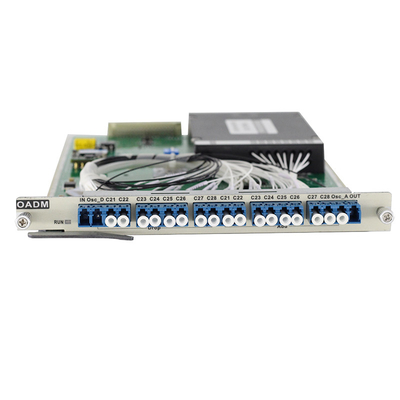 8 Portos Ópticos Adicionar Drop Multiplexing OADM Cartão CWDM DWDM C21~C28 Plug And Play