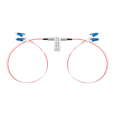 D2×2B Desvio mecânico Comutador óptico LC Conector de modo único Conexão cruzada