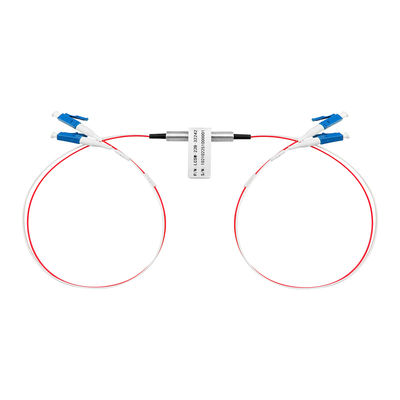 D2×2B Desvio mecânico Comutador óptico LC Conector de modo único Conexão cruzada
