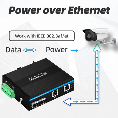 Interruptor 48v do ponto de entrada de 4 ethernet da rede do gigabit dos portos do ponto de entrada mini Unmanaged