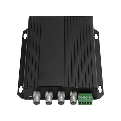 4 portas BNC Video RS485 Conversor óptico digital de dados 720P montado em rack DC5V