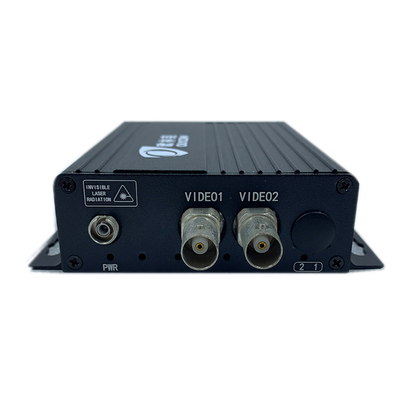 2 portas CCTV Vídeo analógico Convertidor de fibra óptica 720P DC5V FC/SC/ST Connector