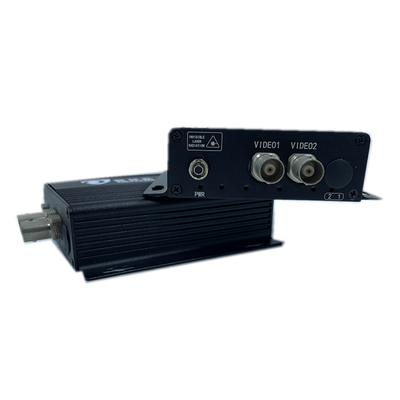 2 portas CCTV Vídeo analógico Convertidor de fibra óptica 720P DC5V FC/SC/ST Connector