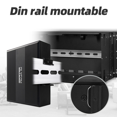 5 portas Gigabit Unmanaged POE Switch DC48-52V Comutador Ethernet de alimentação para uso externo